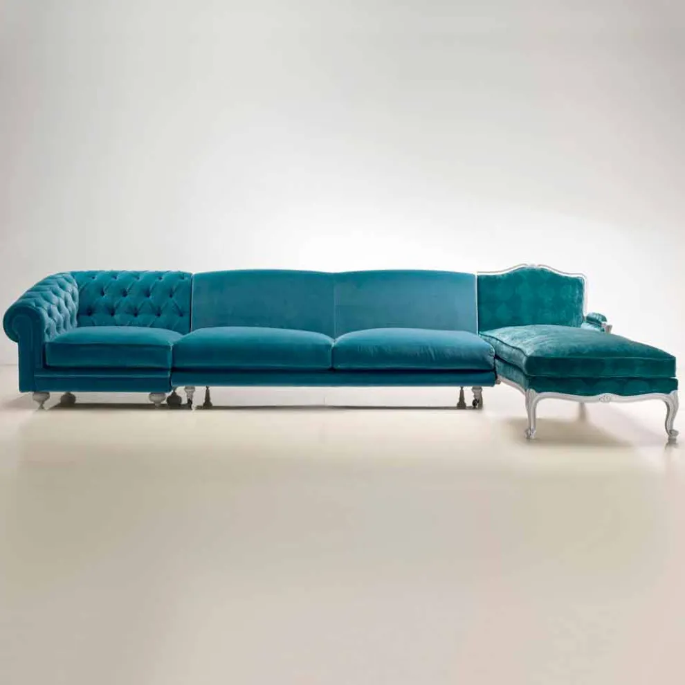 Ecksofa, klassisches luxury Design, made in Italy, Narciso