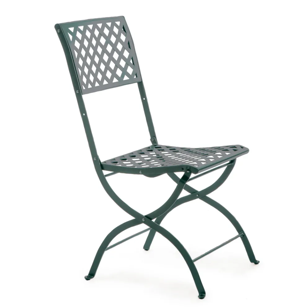 Klappbarer Outdoor-Stuhl aus verzinktem Stahl Made in Italy 2 Stück - Selvaggia