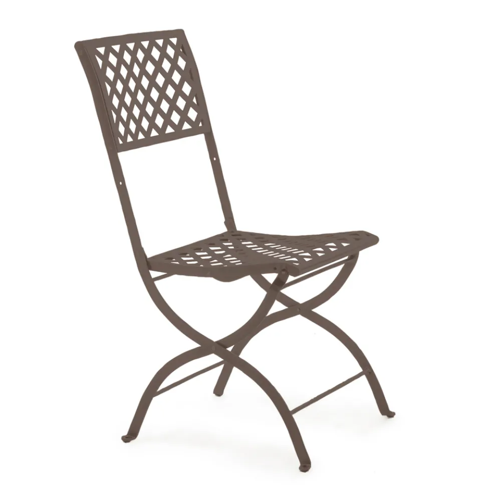 Klappbarer Outdoor-Stuhl aus verzinktem Stahl Made in Italy 2 Stück - Selvaggia