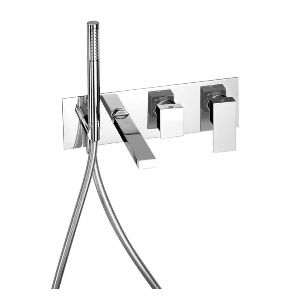 Eingebauter Bademischer mit Umsteller Made in Italy - Panela