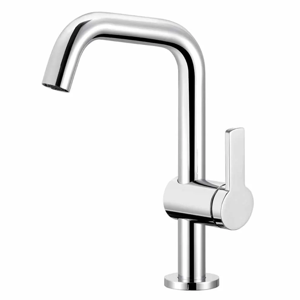 Einhebel-Waschtischmischer aus Messing, Hochwertig - Zanio