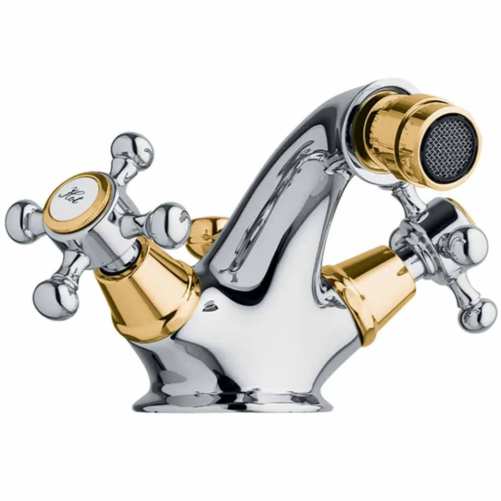 Einloch-Bidethahn aus Messing Klassisches Design Made in Italy - Lisca