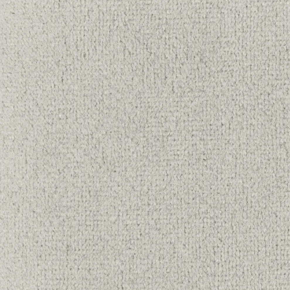 Eleganter Hocker aus farbigem gestepptem Samt und anthrazitfarbenem Metall - Scarat