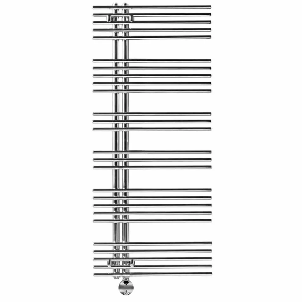 Elektrisch beheizter Handtuchhalter in verchromtem Stahl Design 700 W - Pfau