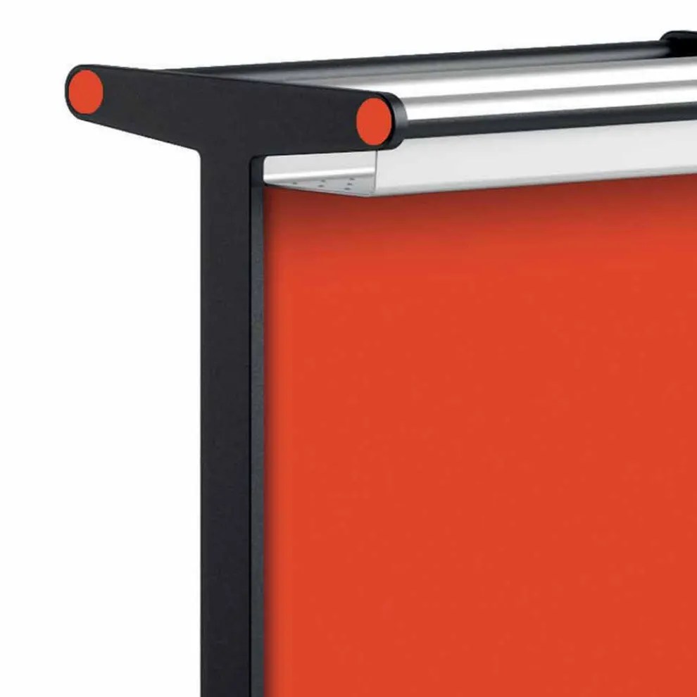 Elektrische Strahlungsplatte in Aluminium und farbigem Stoffdesign 150 W - Sam