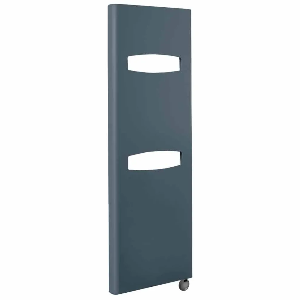 Elektrischer Design-Heizkörper für Badezimmer aus Stahl 6 Maßnahmen 1000 Watt - Maske