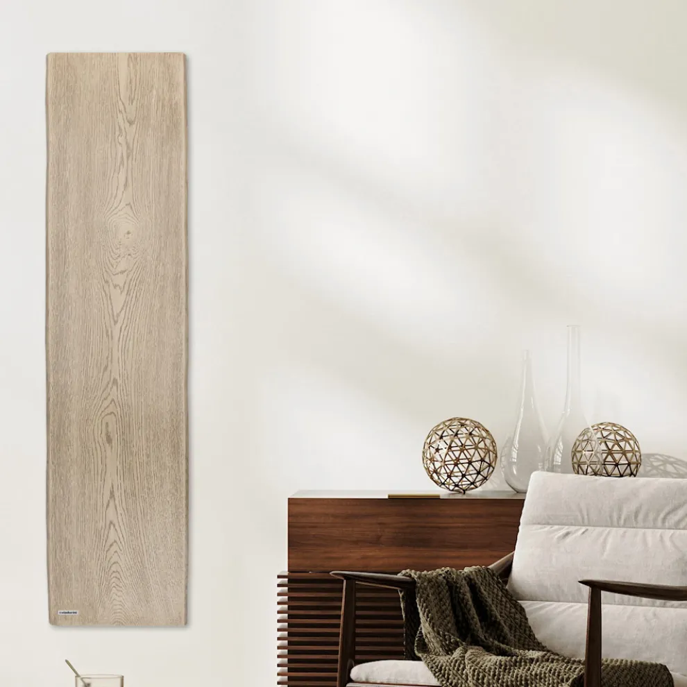 Elektrischer Heizkörper in italienischem Marmorpulver-Holzeffekt - Wood50