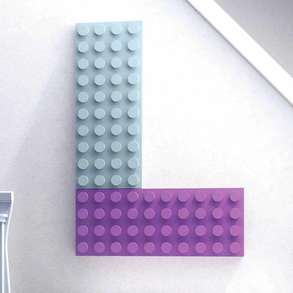 Elektrischer Heizkörper Lego in modernem Design Brick Scirocco H