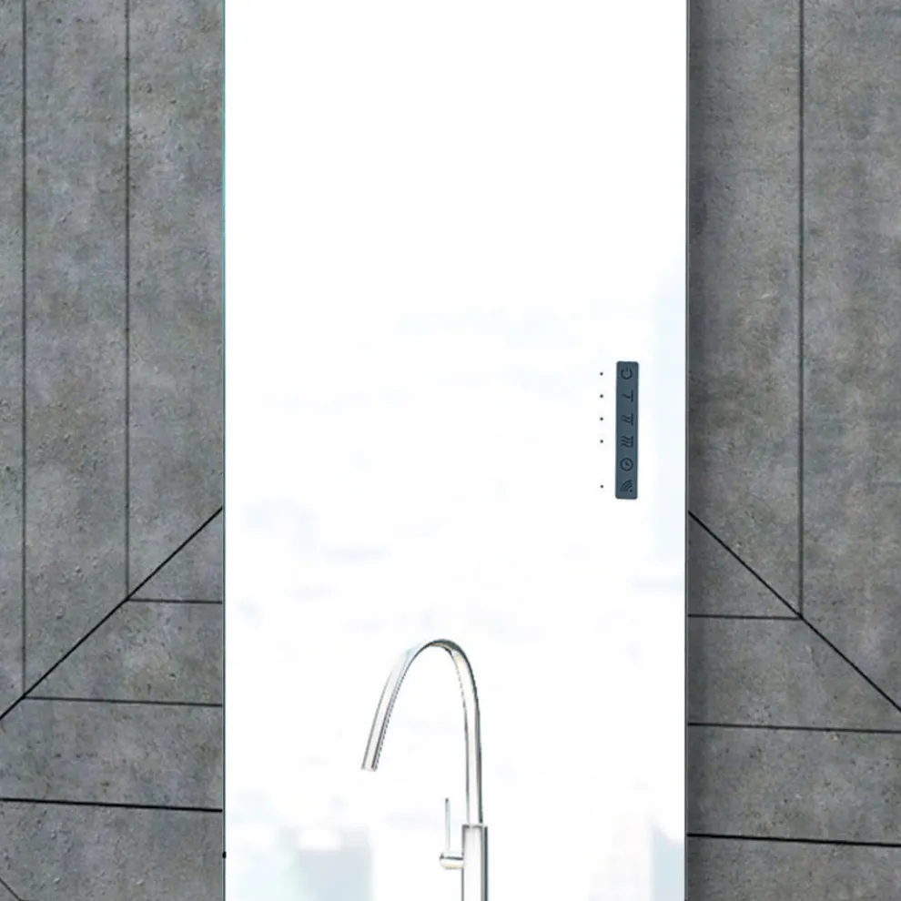 Elektrischer Heizkörper aus Glas und Aluminium, hergestellt in Italien – Glasur