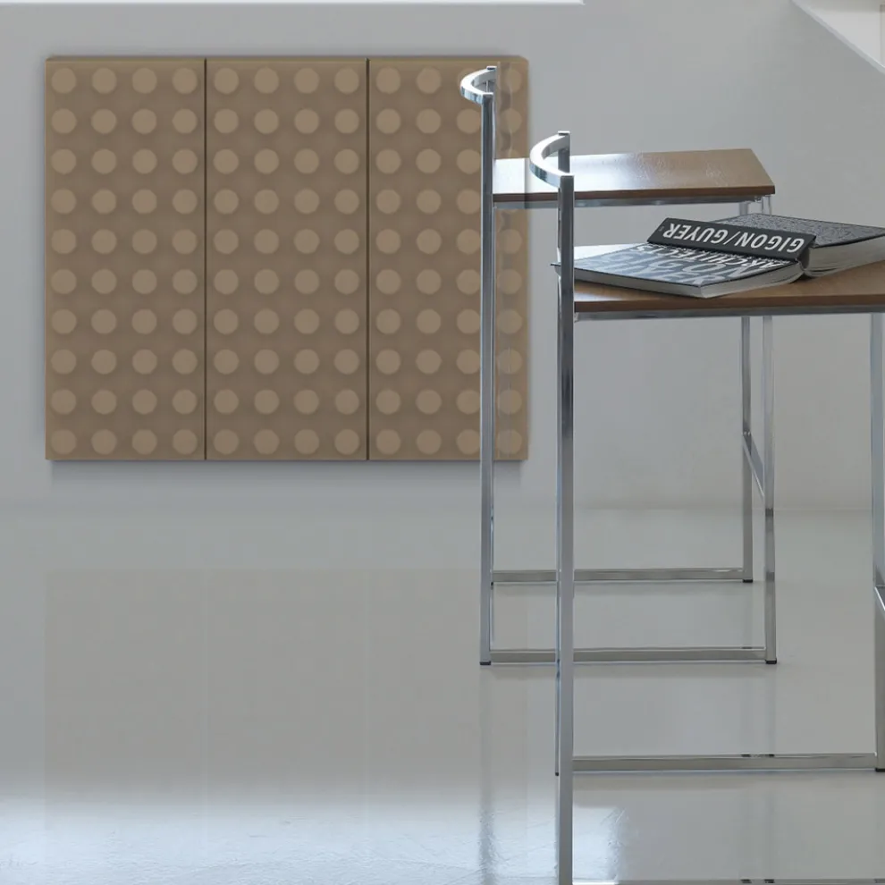 Elektrischer Lego-Heizkörper im modernen Backstein-Design aus Aluminium und Kupfer von Scirocco H