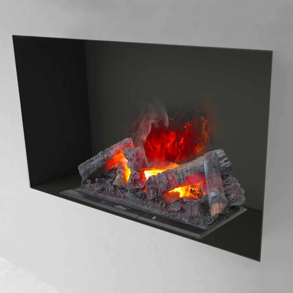 Elektro Einbaukamin mit Wasserdampf Hardy 90 Design