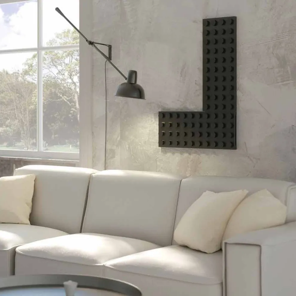 Elektroheizkörper Lego farbig in modernem Design Brick von Scirocco H