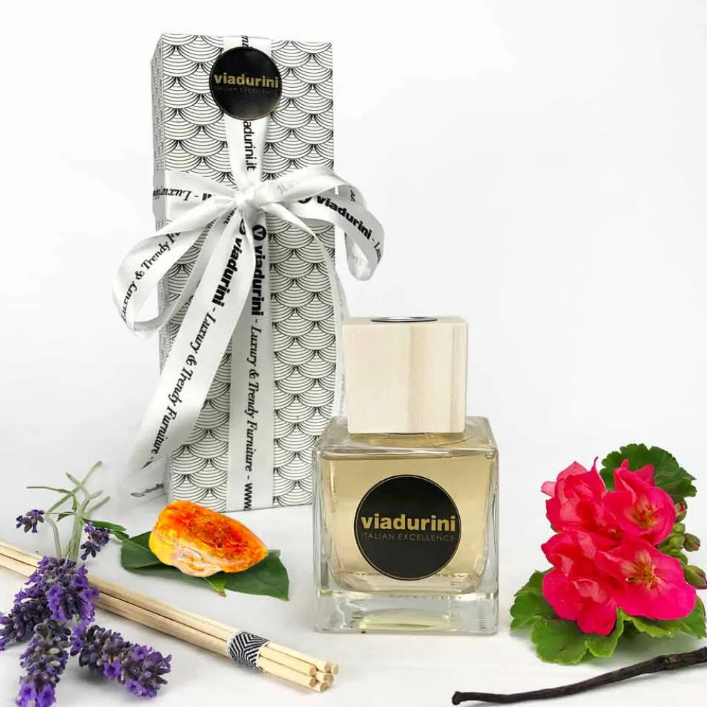 Raumduft Diffuser Amber Dufte 200 ml mit Stäbchen - Romaeterna