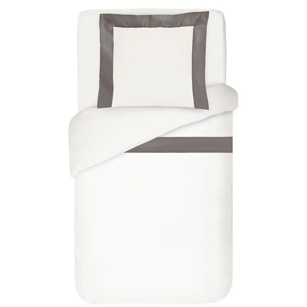 Bettbezug-Set aus 100 % Baumwolle und 10 % Baumwollsatin mit 1 Kissenbezug – Detail