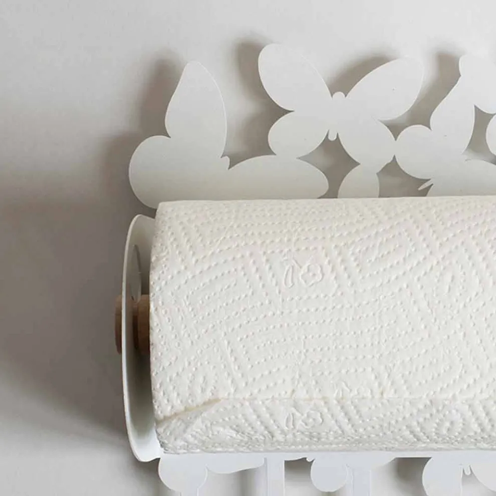 Designer Tapetenhalter aus Edeleisen Made in Italy - Leiden