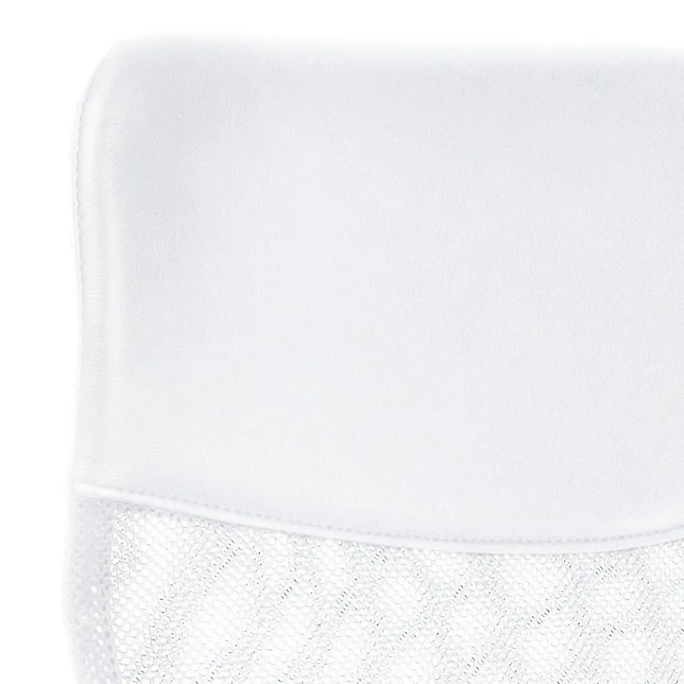 Bürostuhl Armlehnen und Kopfstütze aus Stahl und Netzgewebe - Cerreto