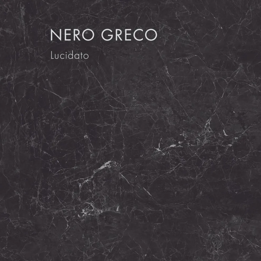 Esstisch aus Feinsteinzeug und Metall Made in Italy - Emilio