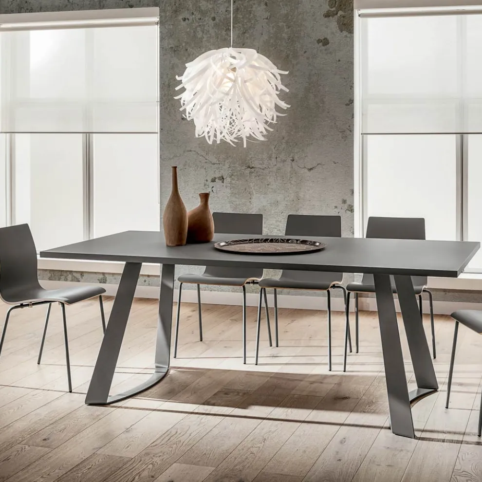 Esstisch aus Fenix und Metall Made in Italy, Luxus - Pinocchio