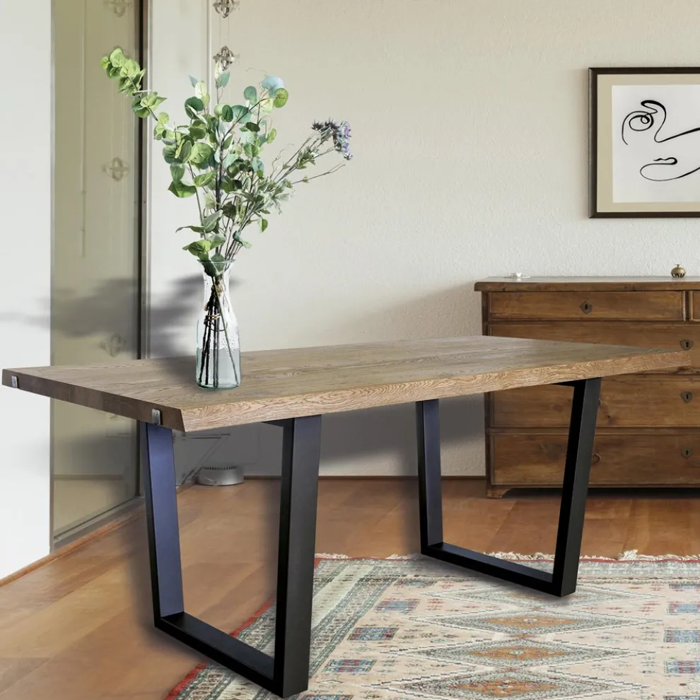 Esstisch aus furnierter Asteiche Made in Italy - Pilar