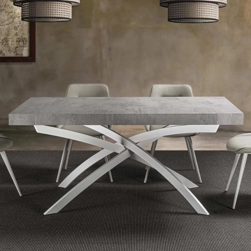 Esstisch aus Melaminholz ausziehbar bis 280 cm - Lukas