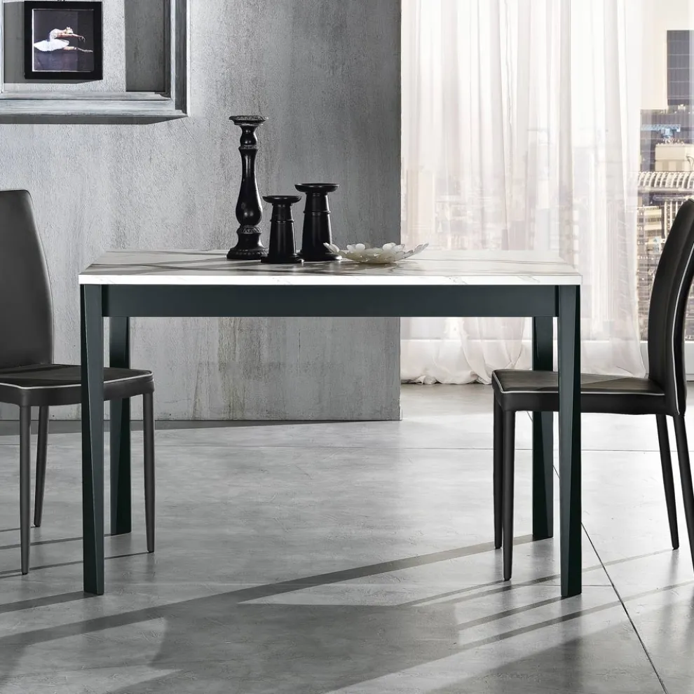 Esstisch ausziehbar auf 180 cm in Buche Made in Italy - Otiello