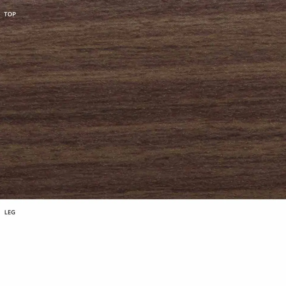 Esstisch mit ovaler Platte aus HPL-Laminat, hergestellt in Italien – Dollars