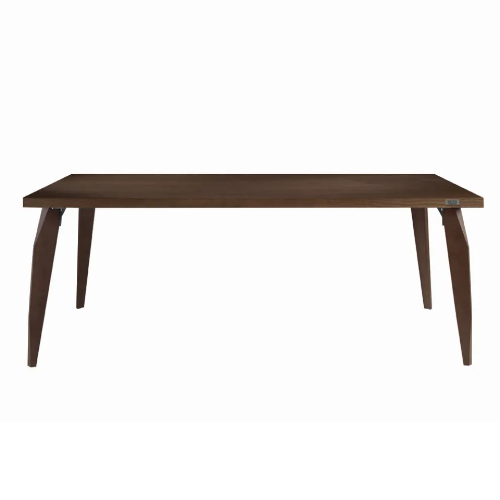 Esstisch Struktur und Platte aus Massivholz Made in Italy - Giustino