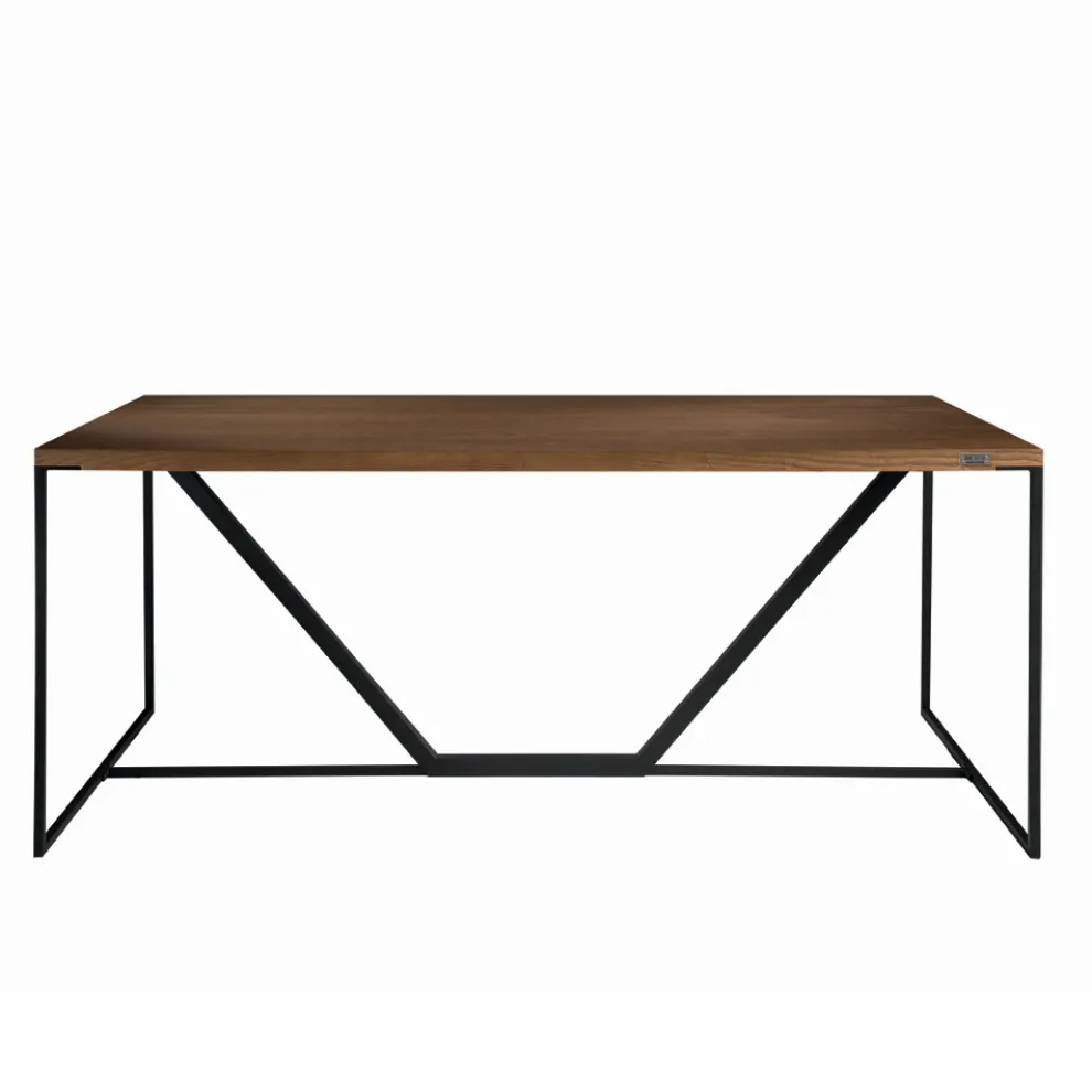 Esstischplatte aus massiver Tischlerplatte Made in Italy - Adelio