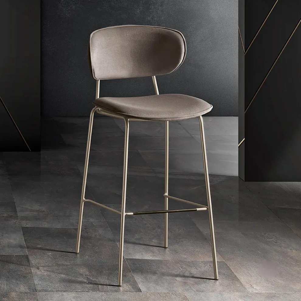 Esszimmerhocker aus Stoff in 2 verschiedenen Ausführungen Made in Italy - Sanemi