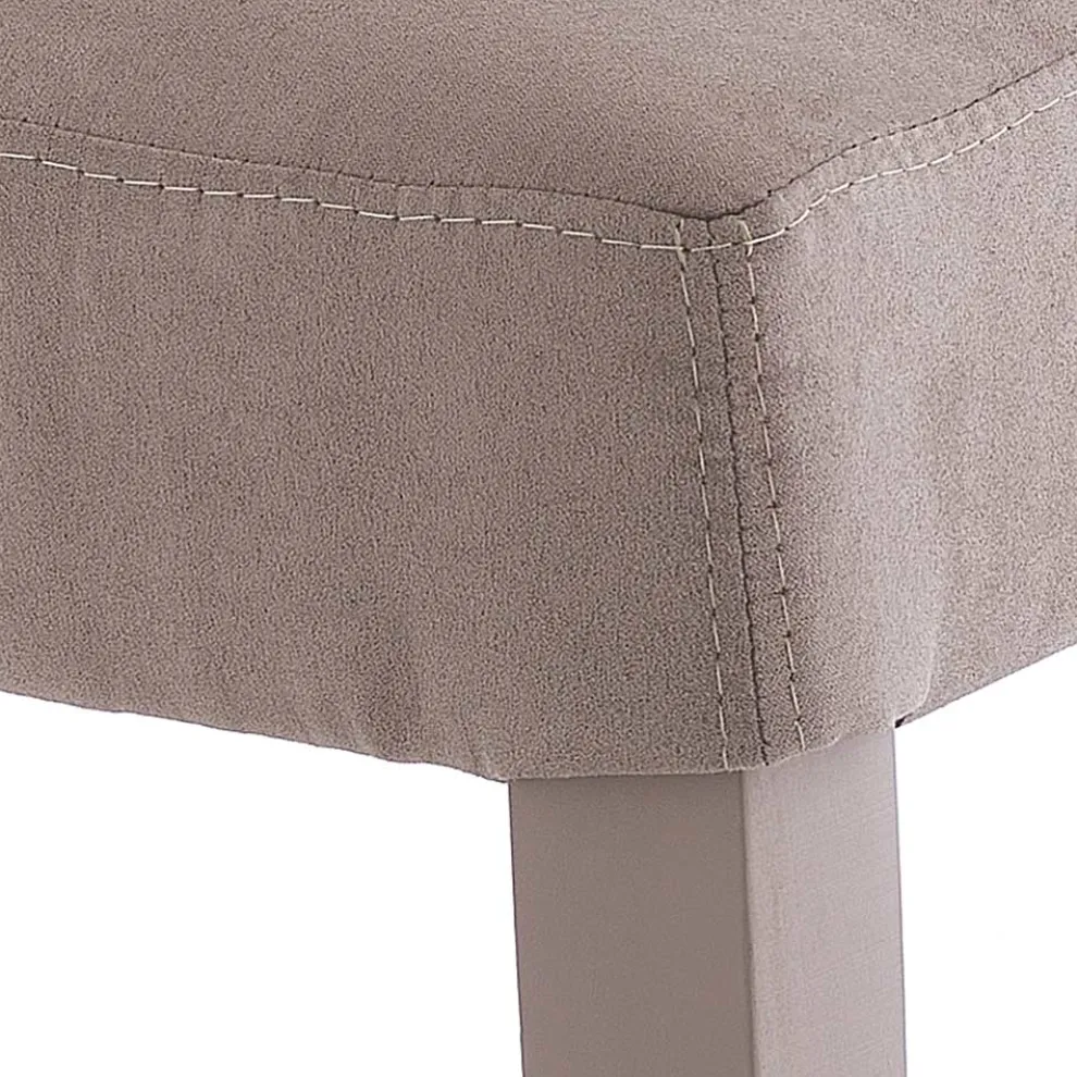 Esszimmerstuhl aus Mikrofaser und Holz Made in Italy 2 Stück - Simonella