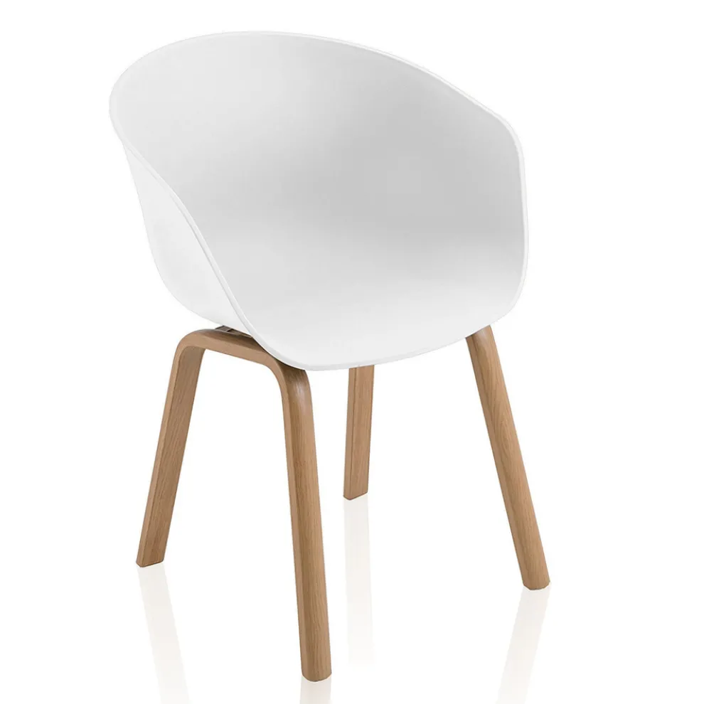 Esszimmerstuhl aus Polypropylen und Metall 4-teilig - Severina