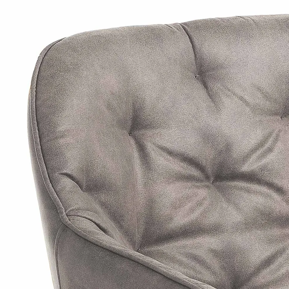 Esszimmerstuhl aus Leder in Antikoptik 2-teilig - Garbina