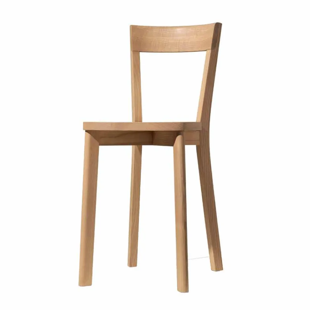 Esszimmerstuhl aus Esche und Massivholz Made in Italy - Alima