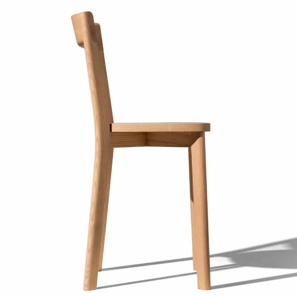 Esszimmerstuhl aus Esche und Massivholz Made in Italy - Alima