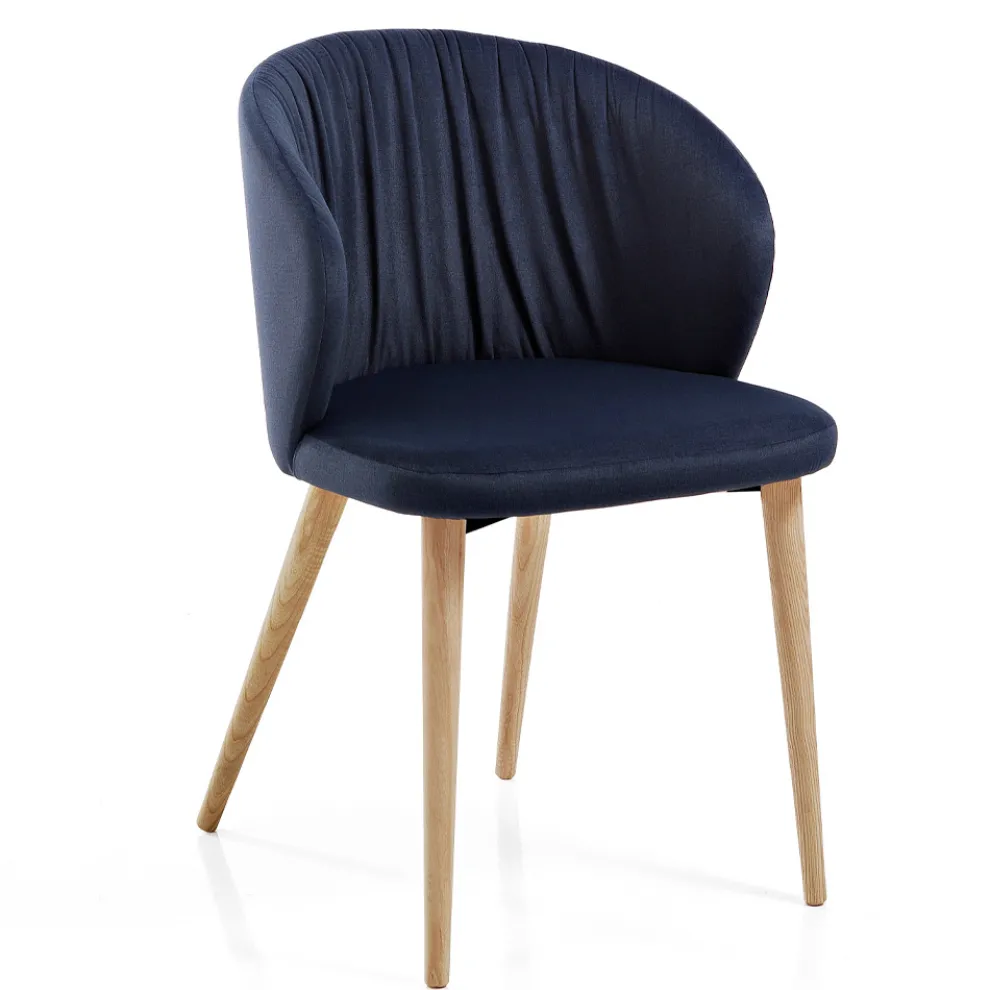 Esszimmerstuhl aus elegantem Stoff mit modernem Design – Reginaldo