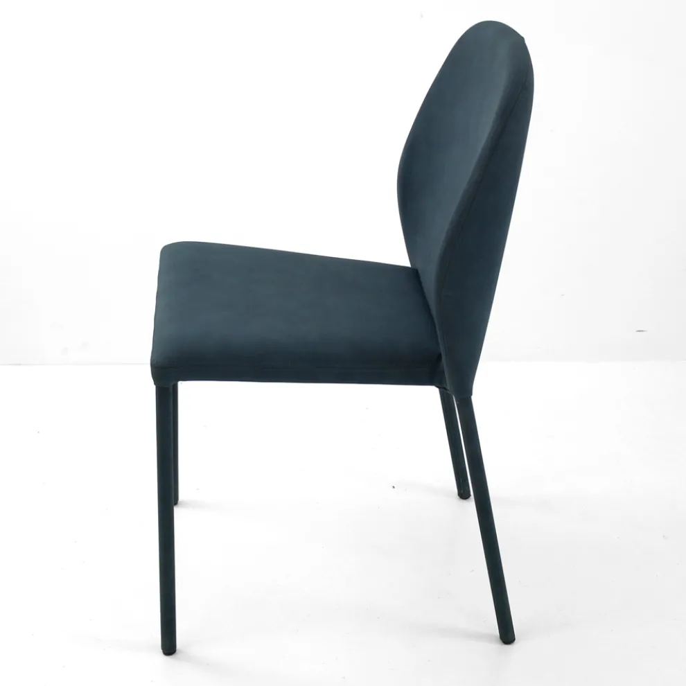 Esszimmerstuhl komplett gepolstert mit Kunstleder Made in Italy - Eloi