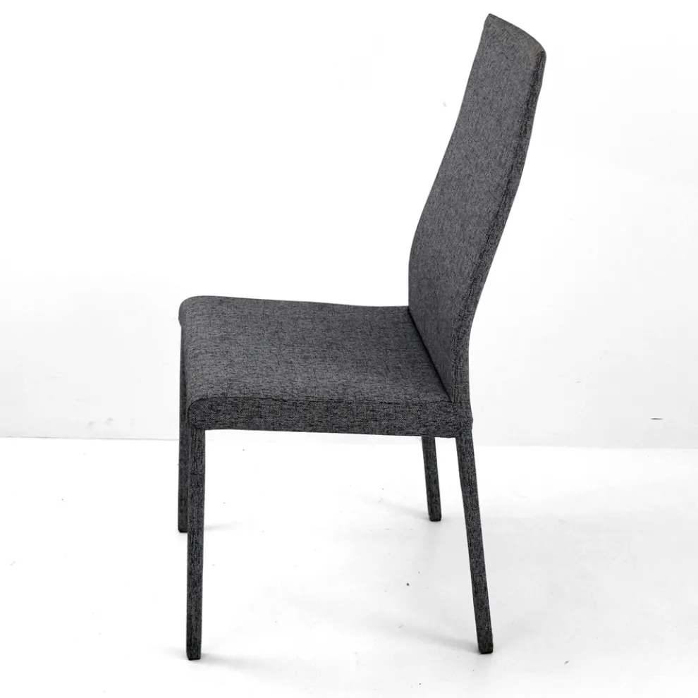 Esszimmerstuhl komplett mit Stoff bezogen Made in Italy - Roslin