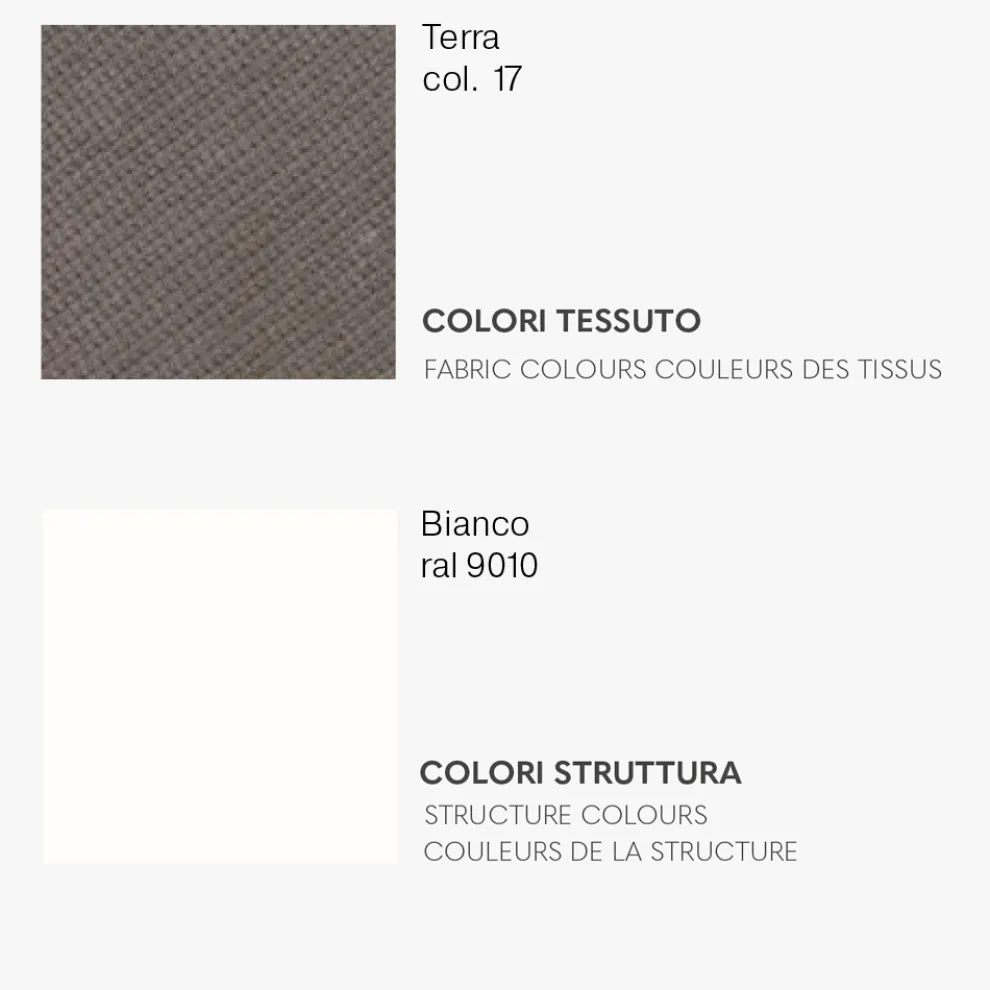 Esszimmerstuhl mit Stoffsitz und Metallstruktur - Aisha