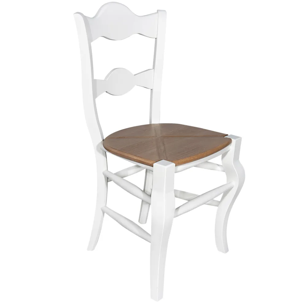 Esszimmerstuhl mit Gestell aus Buche und Sitzfläche aus Esche Made in Italy - Winnie