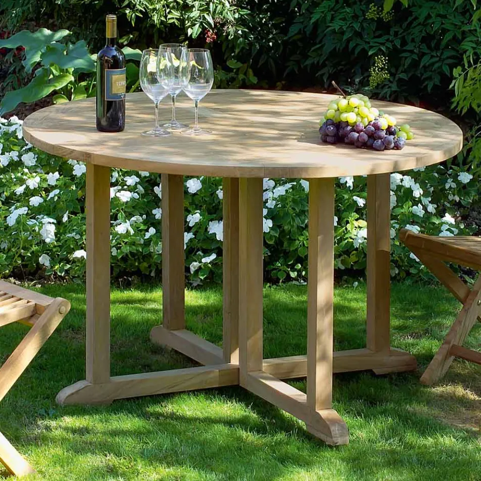 Klappbarer Gartentisch aus Teak - Yggdrasil