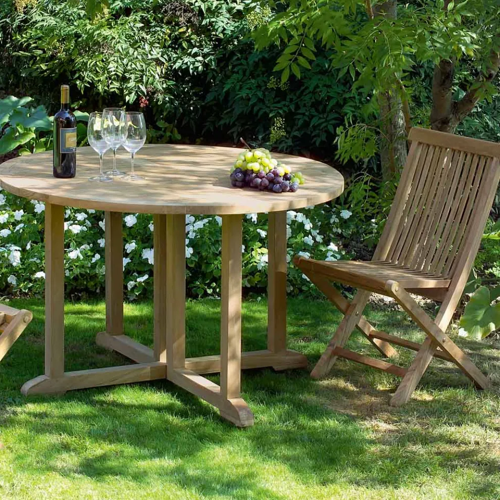 Klappbarer Gartentisch aus Teak - Yggdrasil