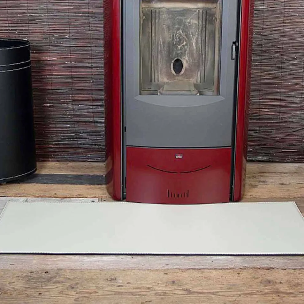 Ledermatte für Kamin / Herd Modernes Design Rio Made in Italy