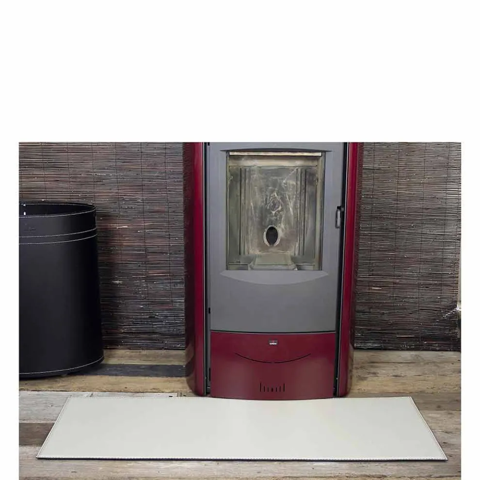 Ledermatte für Kamin / Herd Modernes Design Rio Made in Italy