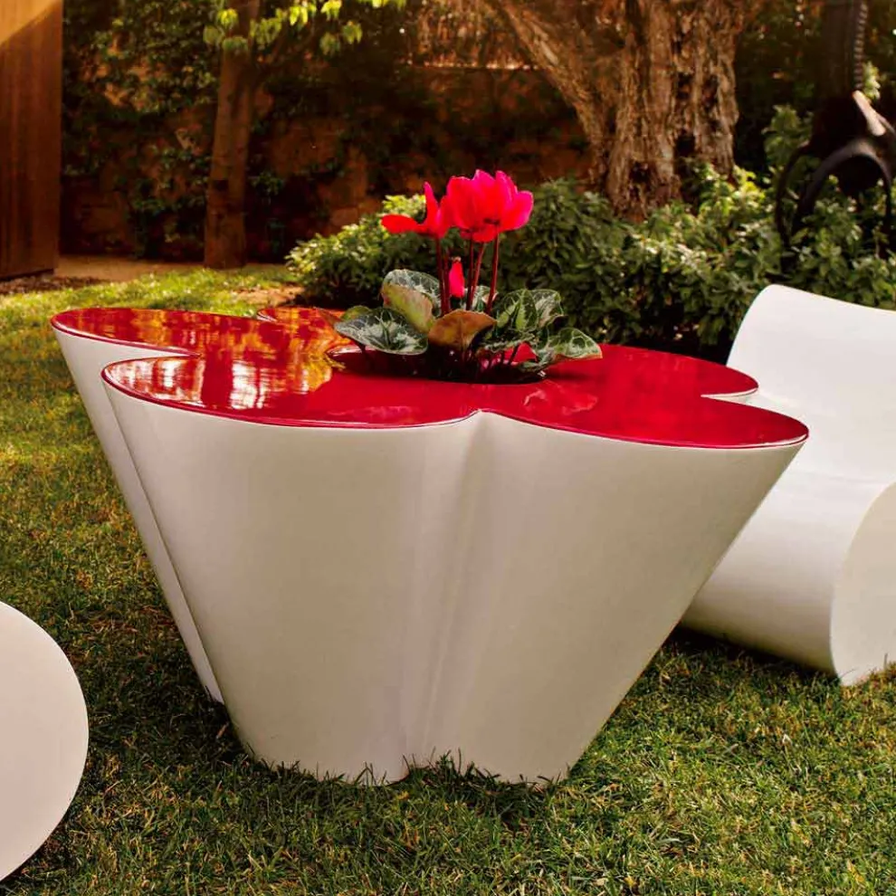Vondom Agatha Outdoor Couchtisch aus Polyethylen, modernes Design