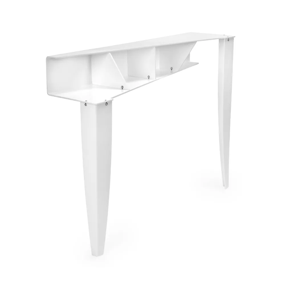 Feste Konsole mit 4 Objektaufbewahrungsfächern aus PMMA, hergestellt in Italien – Aladdin