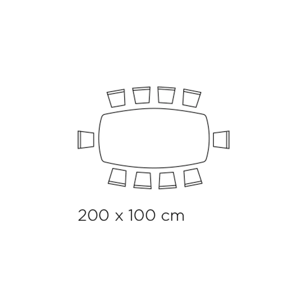 Fester tonnenförmiger Tisch aus Keramik und Eschenholz, hergestellt in Italien – Norden