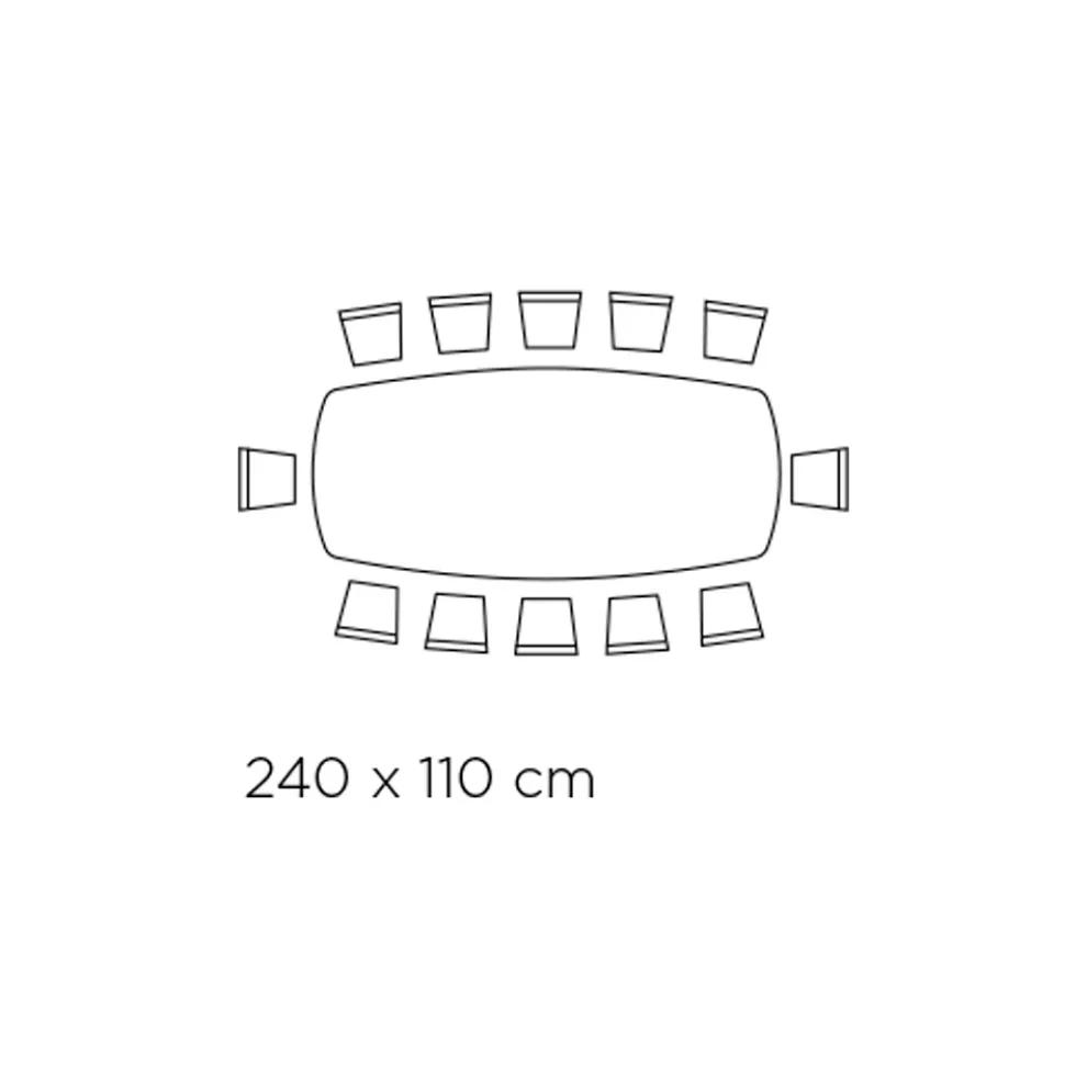 Fester tonnenförmiger Tisch aus Keramik und Eschenholz, hergestellt in Italien – Norden