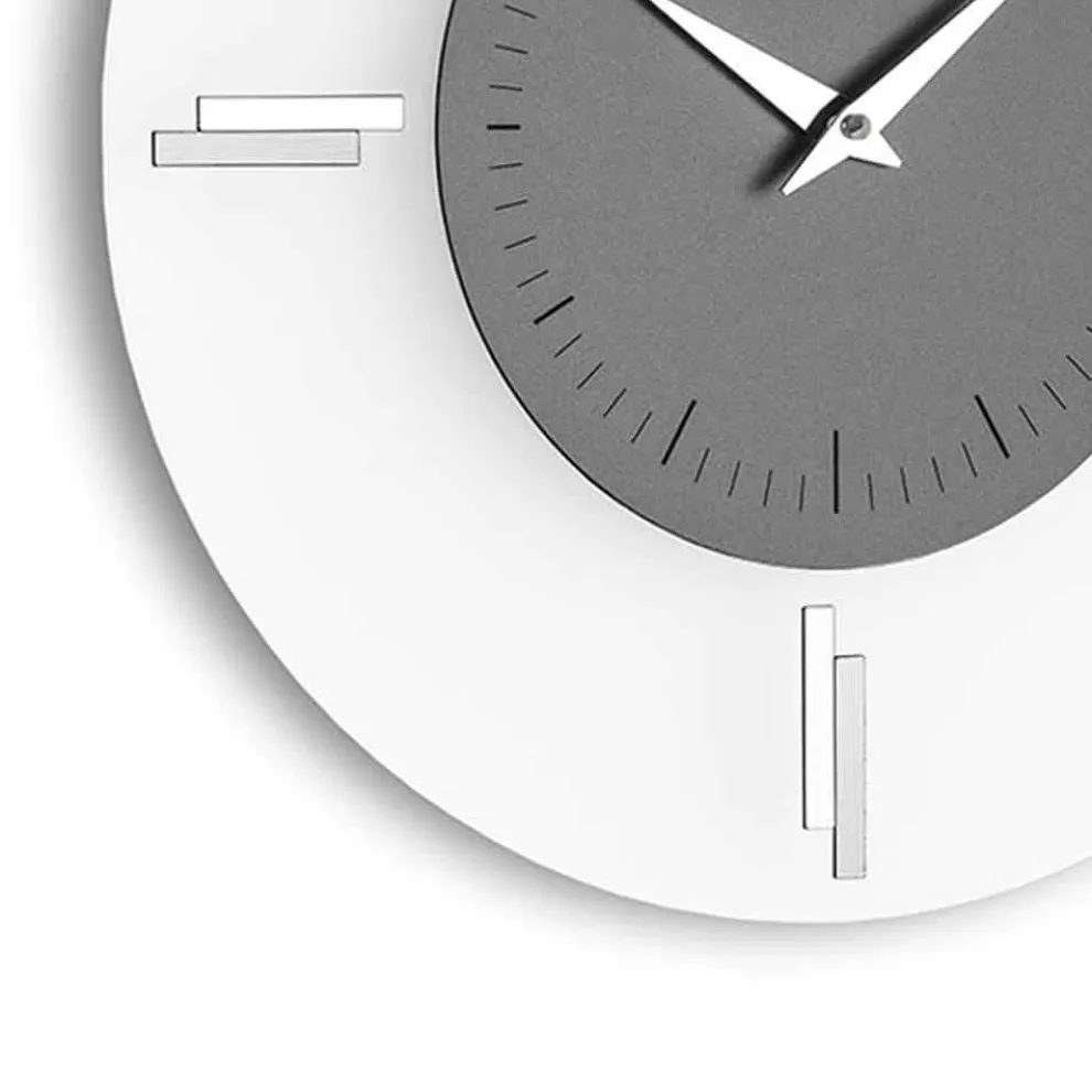 Runde Wanduhr aus Aluminium Made in Italy Modernes Design - Syrien