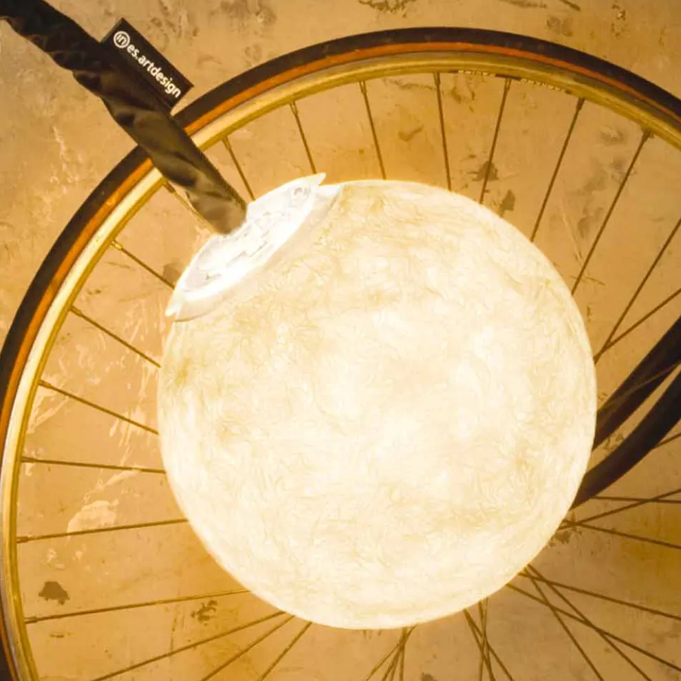 Flexible Stehlampe In-es.artdesign Micro Luna Nebel
