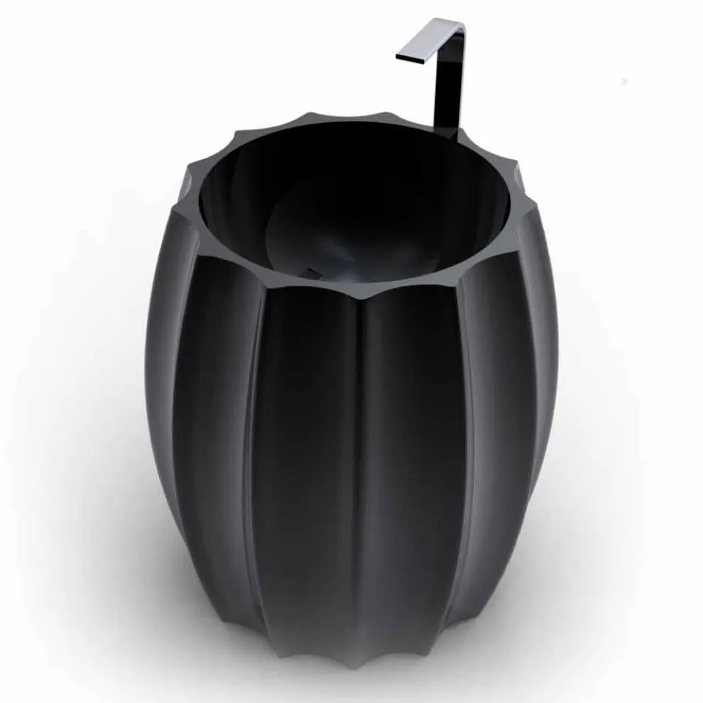 Freestanding Waschbecken in modernem Design Cactus Made in Italy